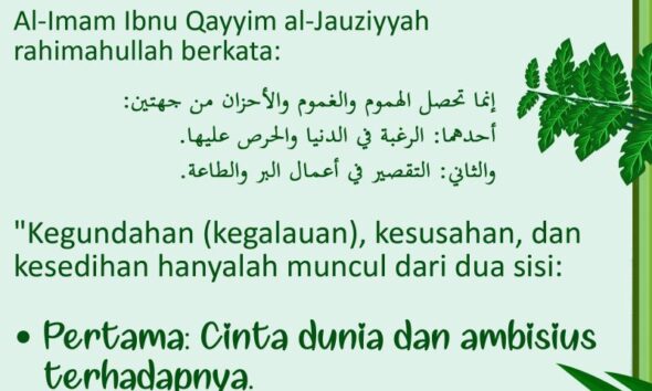 Sebab Munculnya Galau Gundah Sedih Susah Cinta Dunia Al Wahn 1