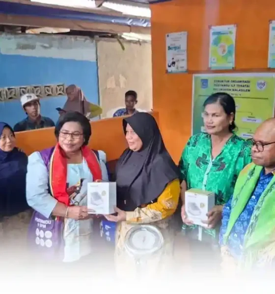 wali kota sorong meresmikan 2 posyandu perkuat lay